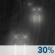 Monday Night: A chance of rain. Mostly cloudy, with a low around 44. Monday Night: Chance Light Rain